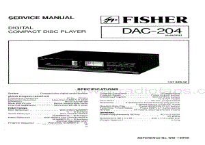 FisherDAC204ServiceManual 电路原理图.pdf