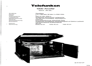 Telefunken1000Arcofar维修电路图、原理图.pdf