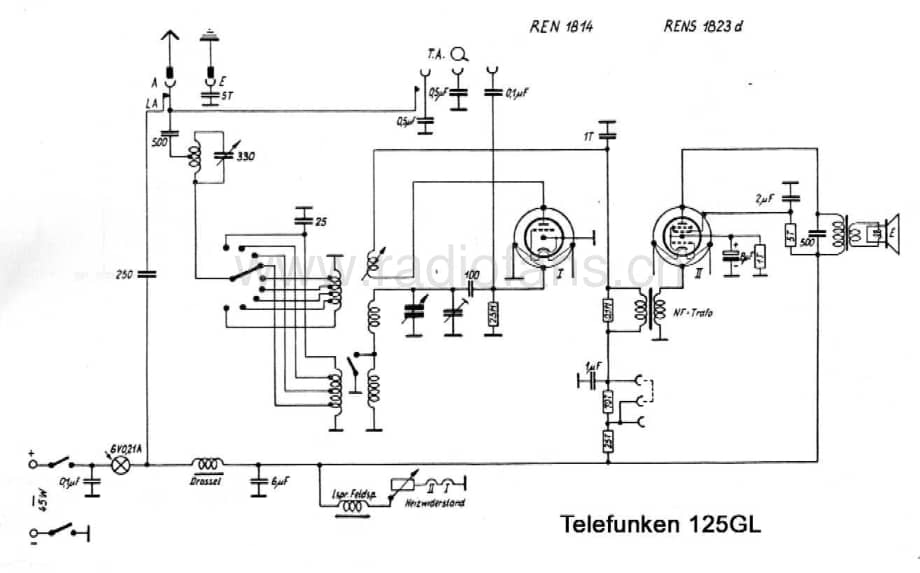 Telefunken125GL维修电路图、原理图.pdf_第1页