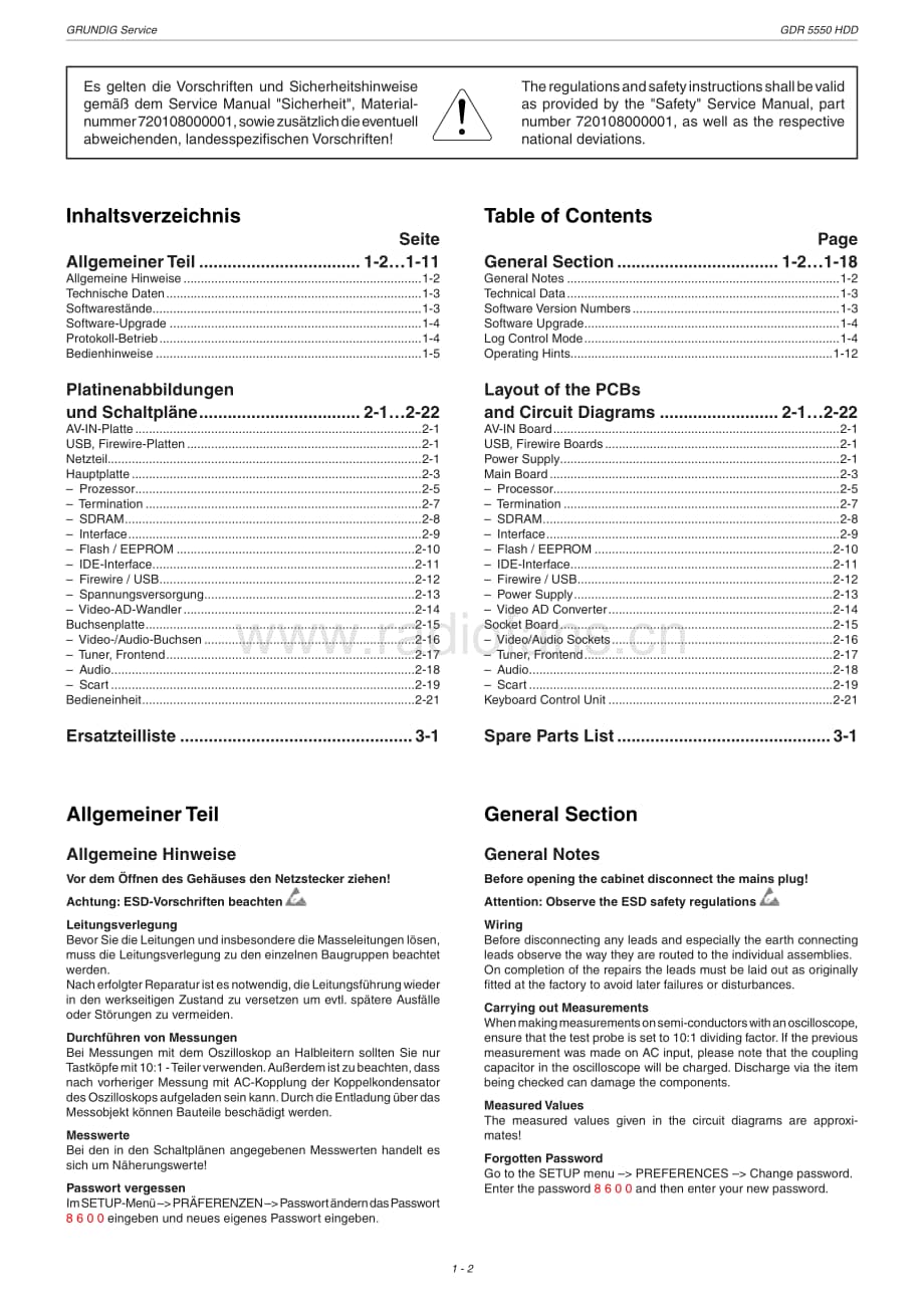GrundigGDR5550HDD 维修电路图、原理图.pdf_第2页