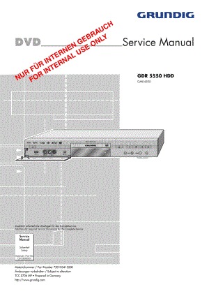 GrundigGDR5550HDD 维修电路图、原理图.pdf