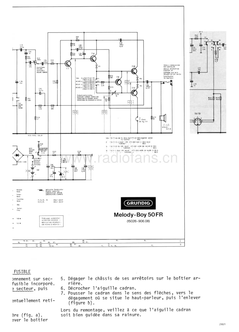 GrundigMelodyBoy50FR 维修电路图、原理图.pdf_第3页