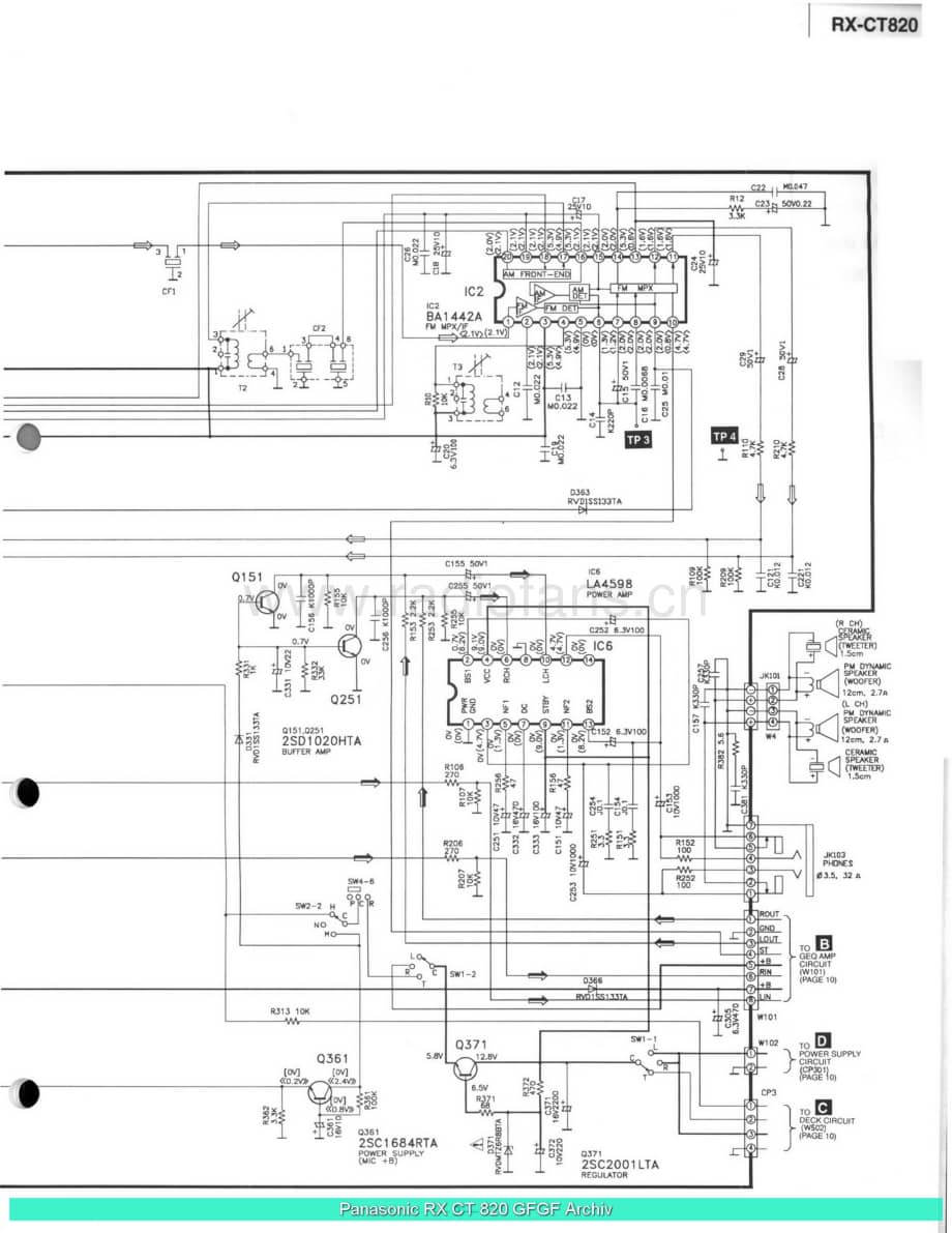 Panasonic_RX-CT820_sch 电路图 维修原理图.pdf_第3页