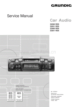 Grundig3301RDS 维修电路图、原理图.pdf