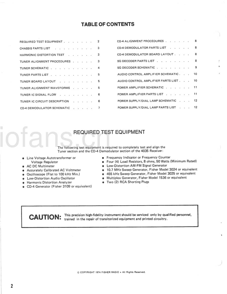 Fisher4035ServiceManual 电路原理图.pdf_第2页