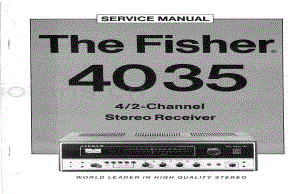 Fisher4035ServiceManual 电路原理图.pdf