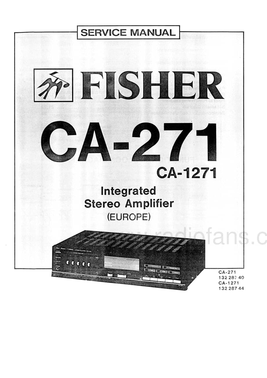 FisherCA271ServiceManual 电路原理图.pdf_第1页
