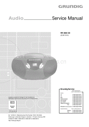 GrundigRR300CDServiceManual(1) 维修电路图、原理图.pdf