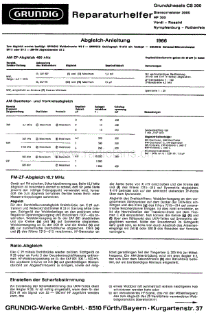 GrundigStereomeister3000 维修电路图、原理图.pdf