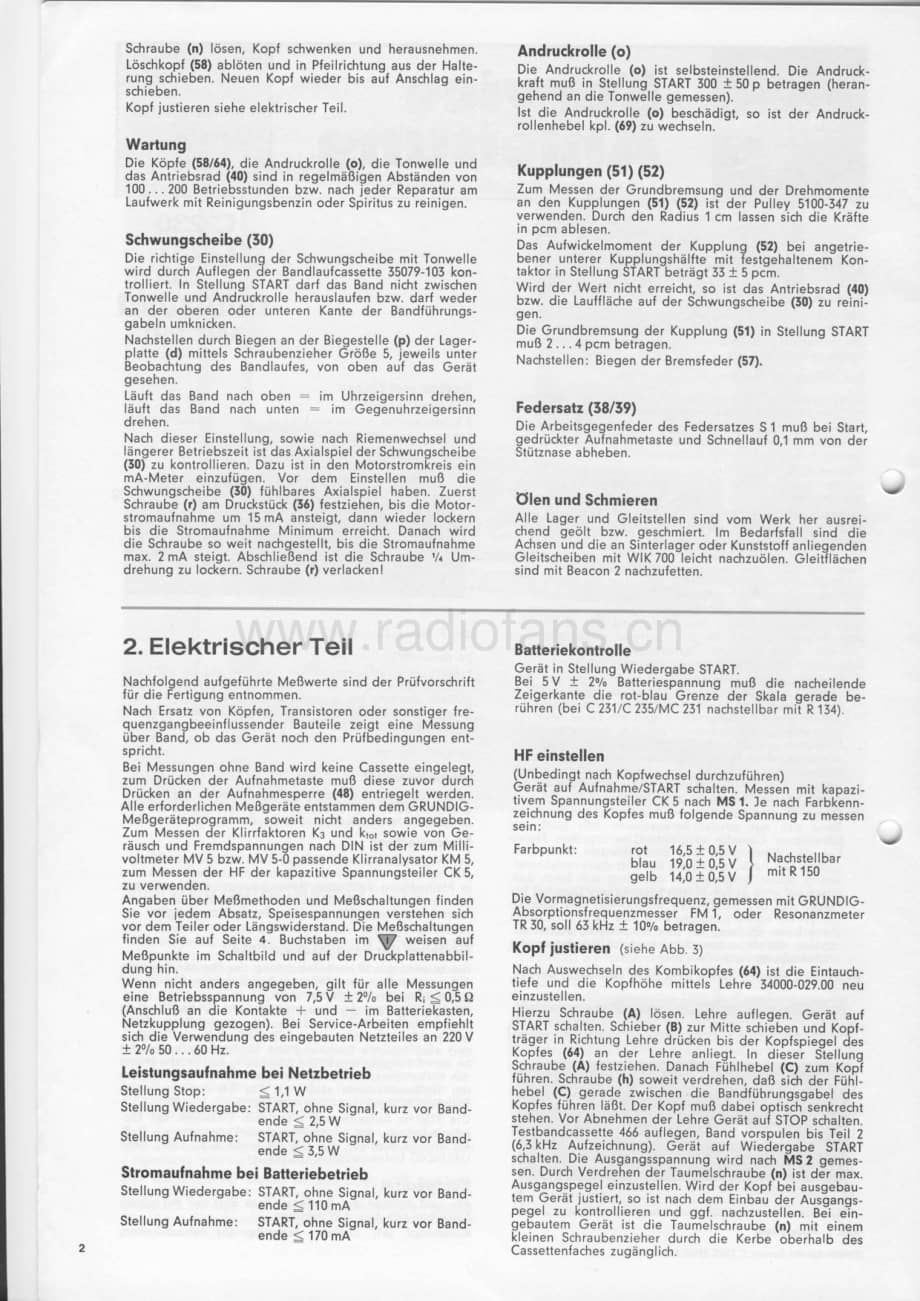 GrundigC230 维修电路图、原理图.pdf_第2页