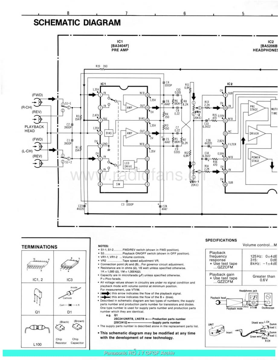 Panasonic_RQ-J7_sch 电路图 维修原理图.pdf_第2页