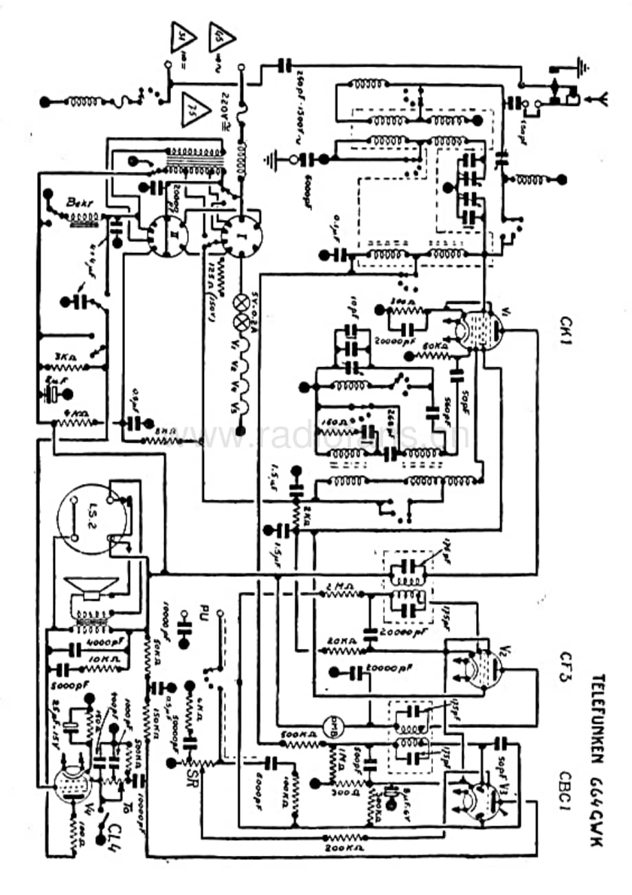 Telefunken664GW维修电路图、原理图.pdf_第1页
