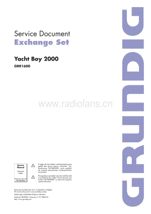 GrundigYachtBoy2000 维修电路图、原理图.pdf