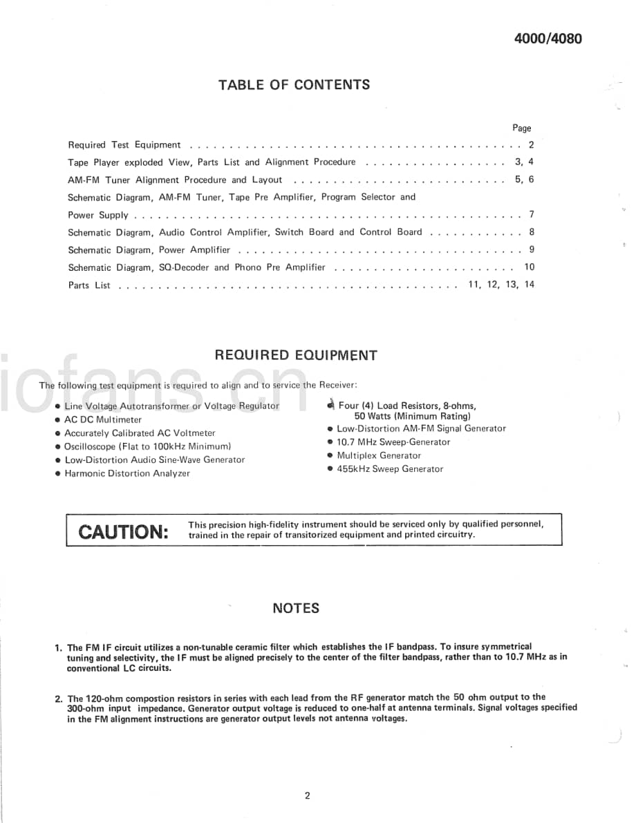 Fisher4080ServiceManual 电路原理图.pdf_第2页