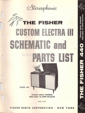 FisherCUSTOMELECTRA440ServiceManual 电路原理图.pdf