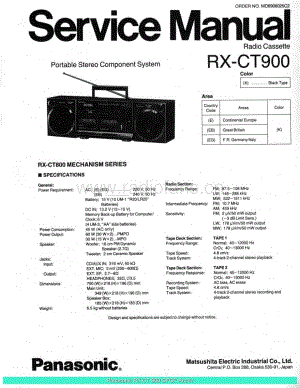 Panasonic_RX-CT900_sch 电路图 维修原理图.pdf