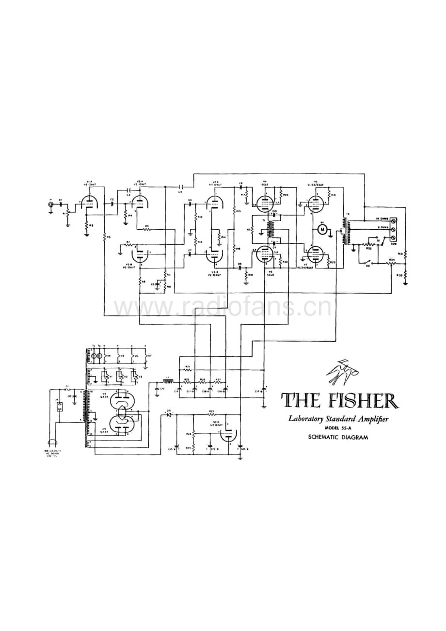 Fisher55ASchematic2电路原理图 维修电路图 原理图.pdf_第1页