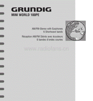 GrundigMiniWorld100PEOwnersManual 维修电路图、原理图.pdf