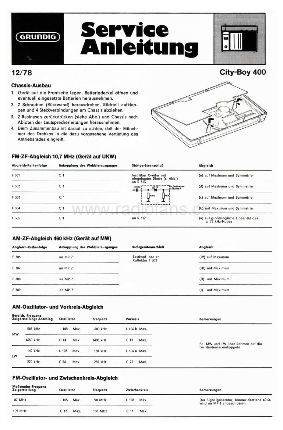 GrundigCityBoy400 维修电路图、原理图.pdf_第1页