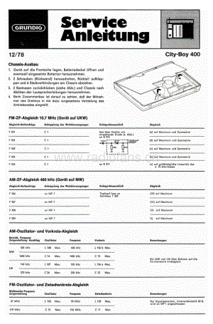 GrundigCityBoy400 维修电路图、原理图.pdf