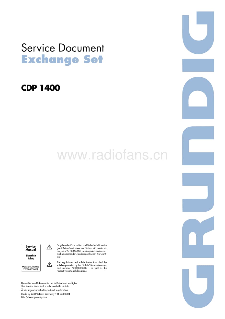 GrundigCDP1400 维修电路图、原理图.pdf_第1页