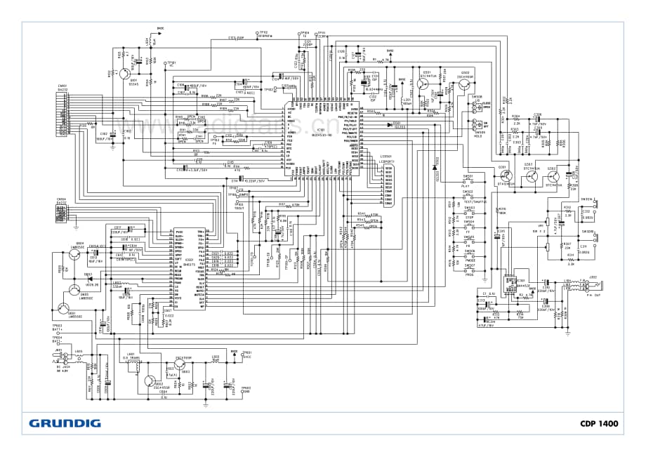 GrundigCDP1400 维修电路图、原理图.pdf_第2页