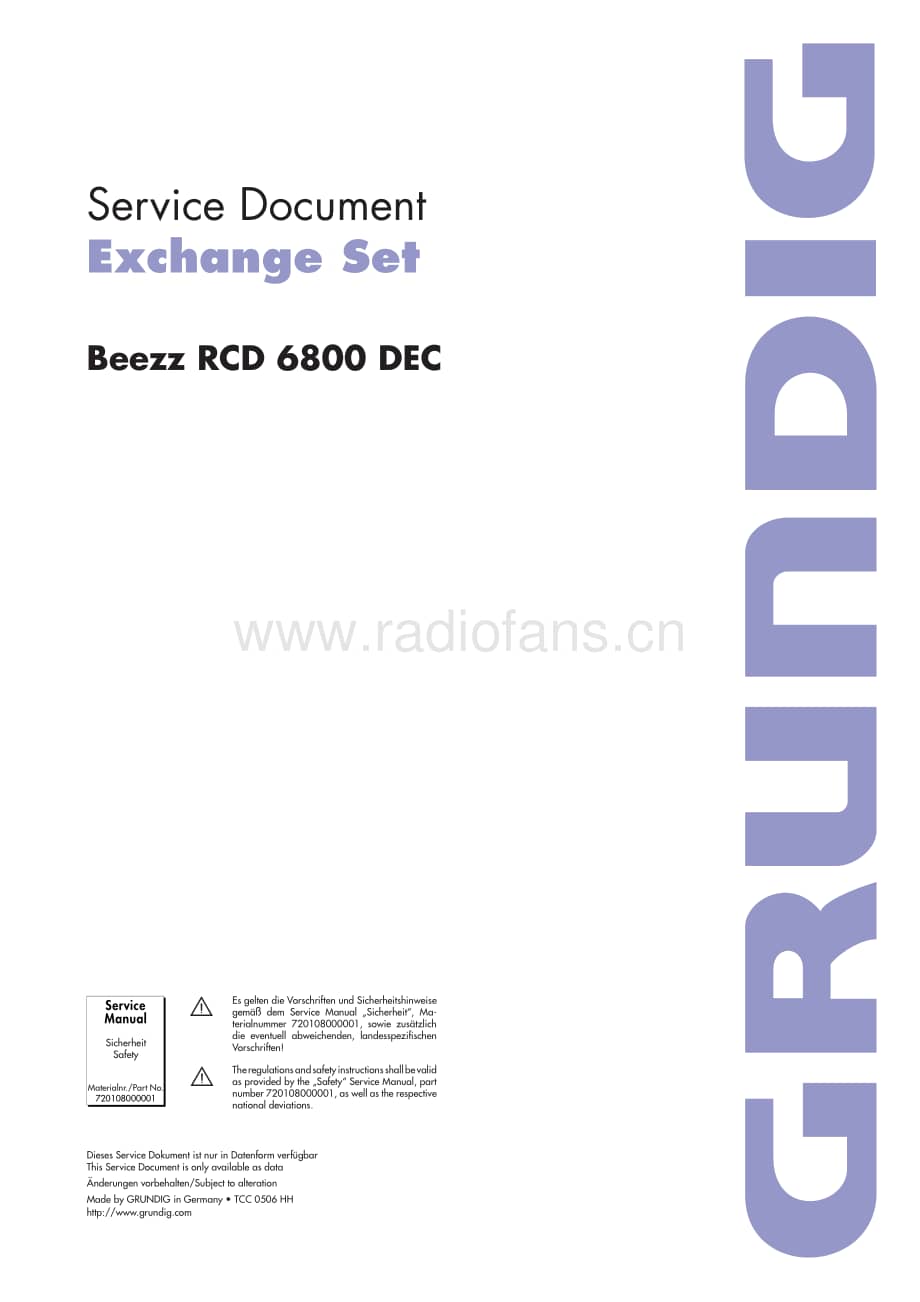 GrundigRCD6800 维修电路图、原理图.pdf_第1页