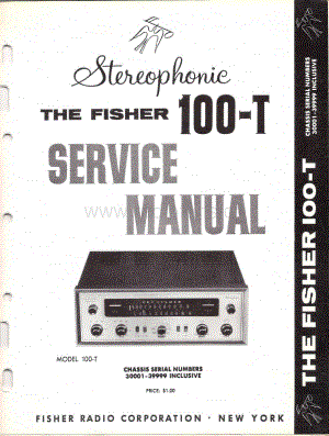 Fisher100TServiceManual2电路原理图 维修电路图 原理图.pdf