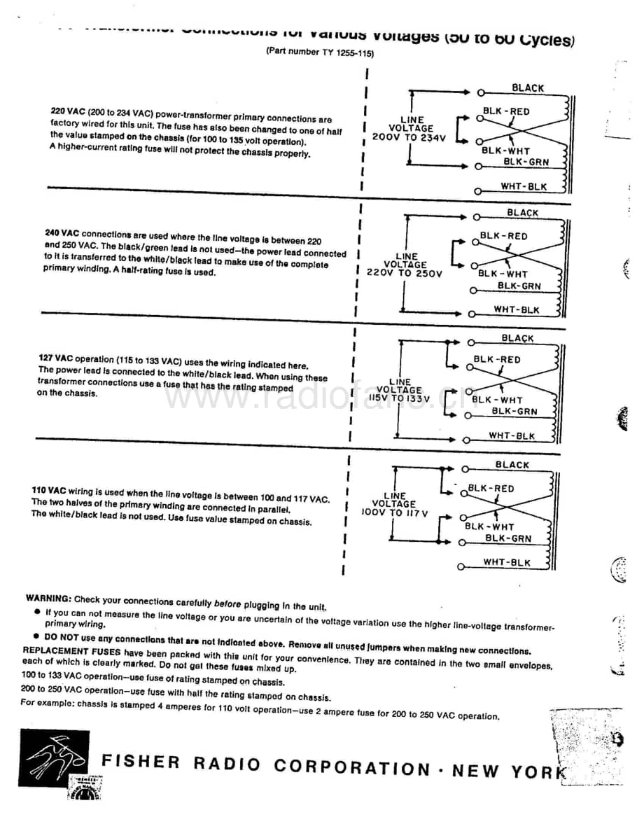 FisherX1003OwnersManual电路原理图 维修电路图 原理图.pdf_第2页