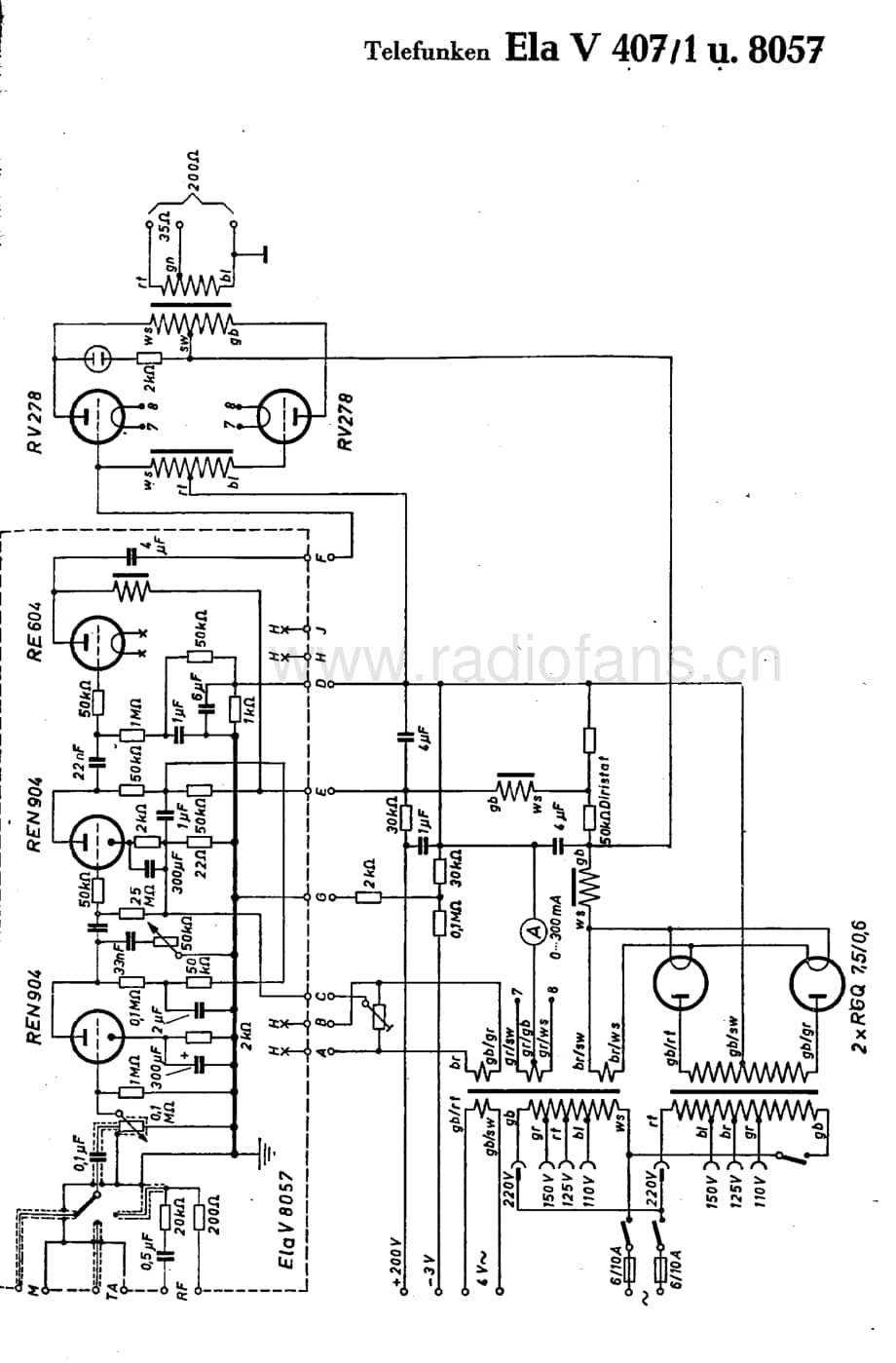 TelefunkenElaV4071U8057维修电路图、原理图.pdf_第1页