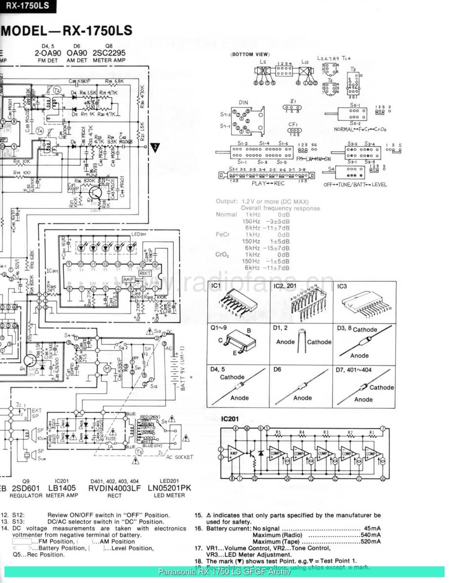 Panasonic_RX-1750LS_sch 电路图 维修原理图.pdf_第3页