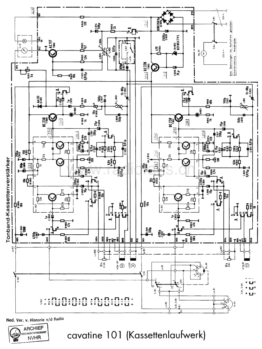 Telefunken_Cavatine101 维修电路图 原理图.pdf_第1页