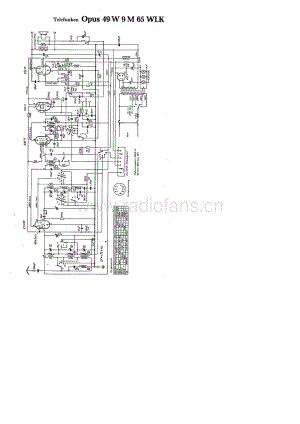 TelefunkenOpus9M65WLK维修电路图、原理图.pdf