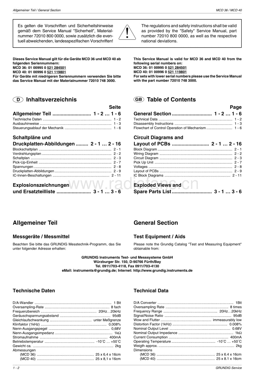 GrundigMCD36 维修电路图、原理图.pdf_第2页