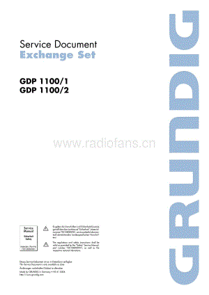 GrundigGDP1100 维修电路图、原理图.pdf