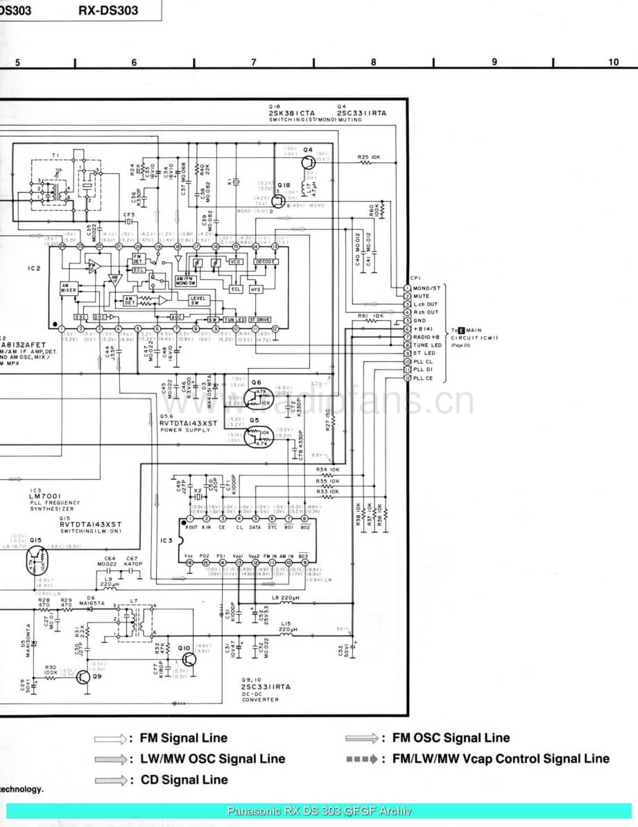 Panasonic_RX-DS303_sch 电路图 维修原理图.pdf_第3页