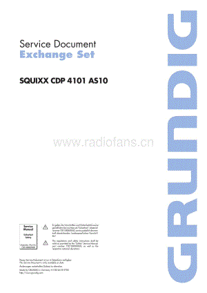 GrundigCDP4101 维修电路图、原理图.pdf