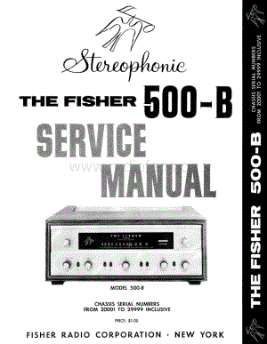 Fisher500BServiceManual 电路原理图.pdf