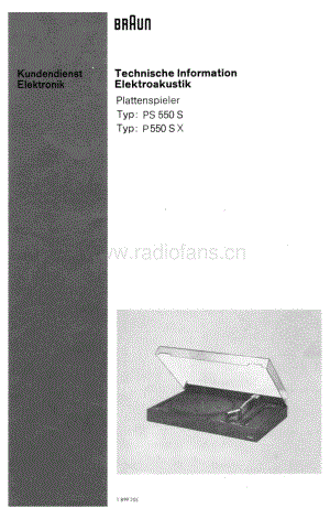 BraunPS550SServiceManual电路原理图.pdf