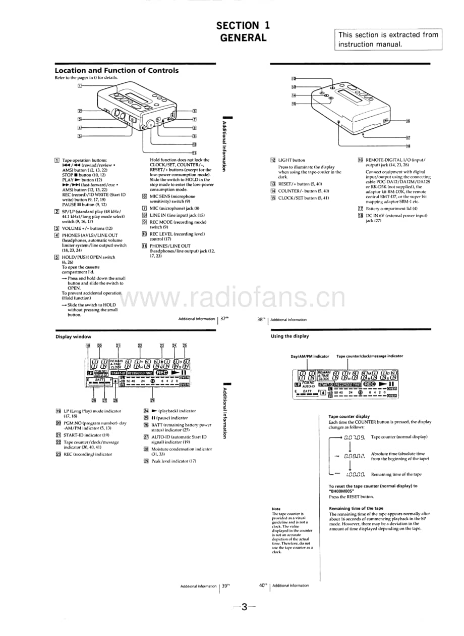 SONY TCD D8 SERVICE MANUAL电路图 维修原理图.pdf_第3页