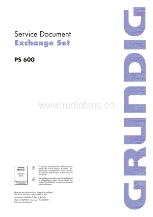 GrundigMV4PS600 维修电路图、原理图.pdf