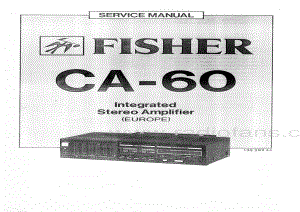 FisherCA60ServiceManual 电路原理图.pdf