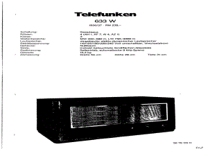 Telefunken633W维修电路图、原理图.pdf