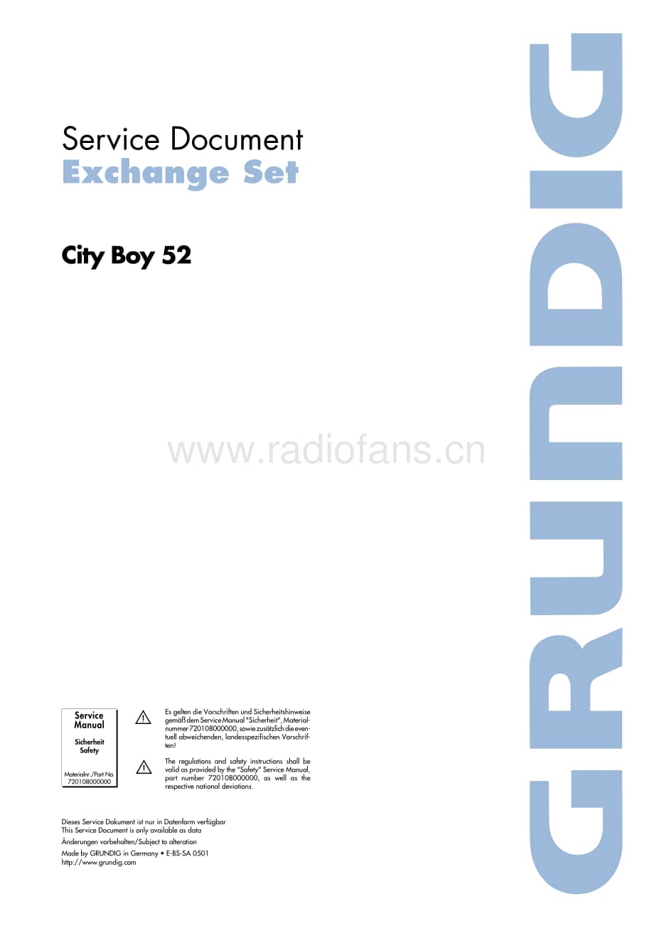 GrundigCityBoy52 维修电路图、原理图.pdf_第1页