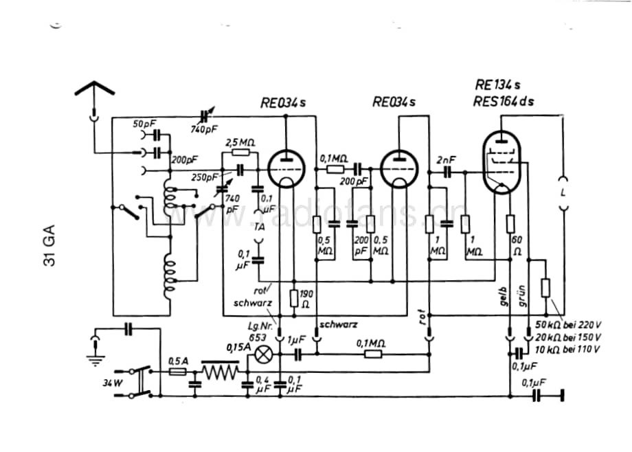Telefunken31GA维修电路图、原理图.pdf_第2页