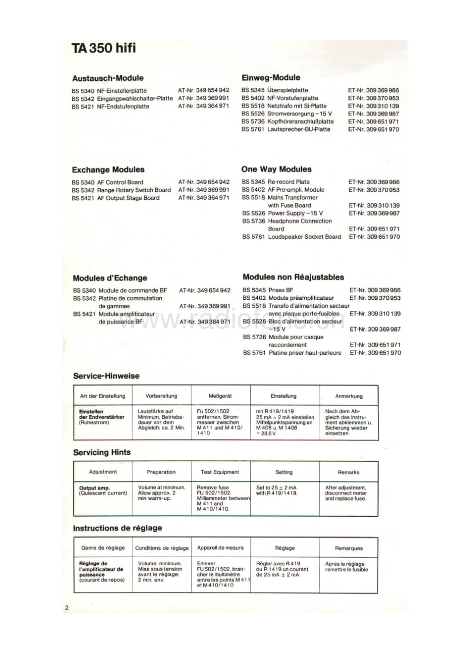TelefunkenTA350维修电路图、原理图.pdf_第2页