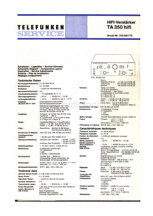 TelefunkenTA350维修电路图、原理图.pdf