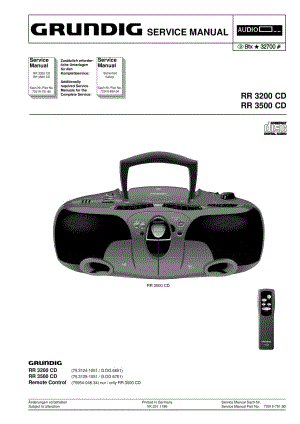 GrundigRR3200CDRR3500CD 维修电路图、原理图.pdf
