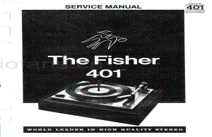 Fisher401ServiceManual 电路原理图.pdf