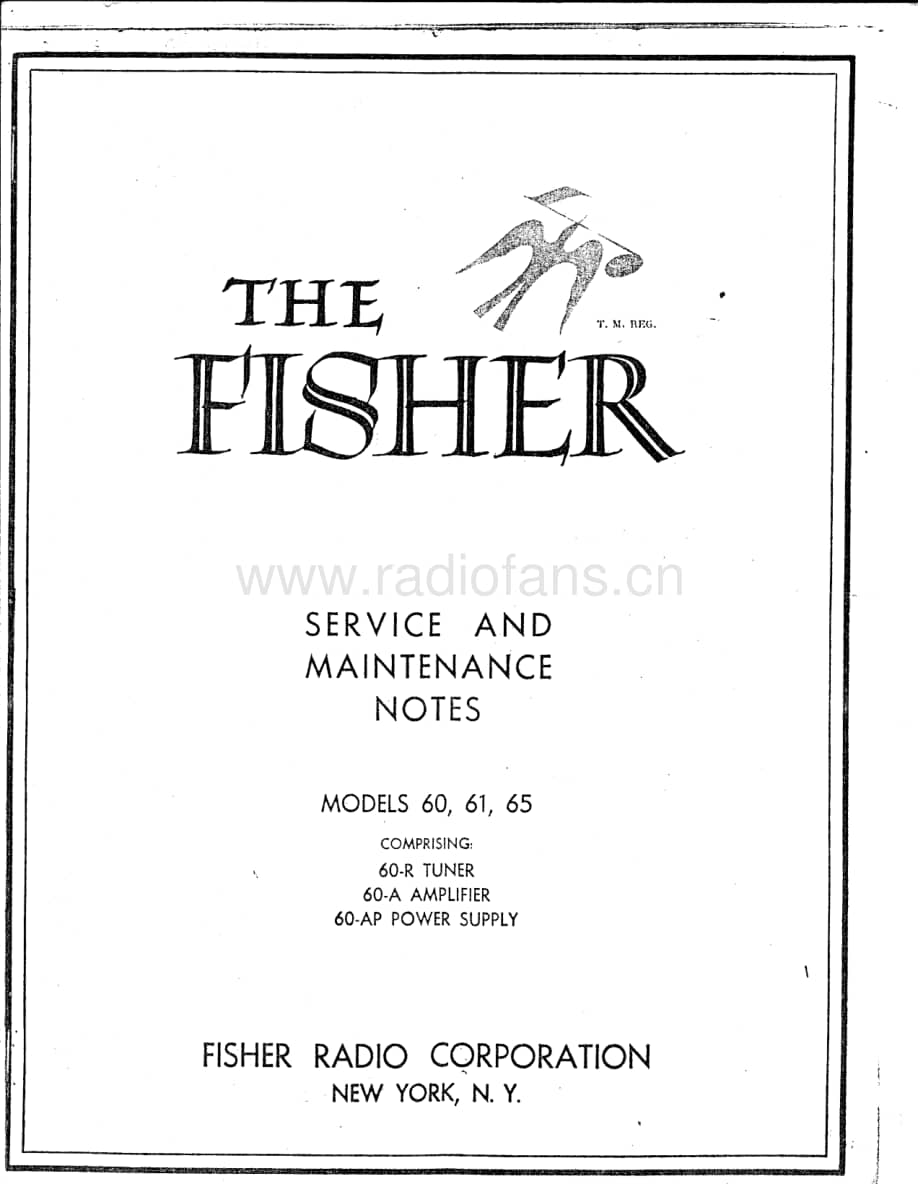 Fisher60ServiceManual 电路原理图.pdf_第1页